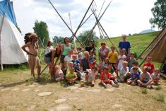 Výlet-Indiánská vesnička